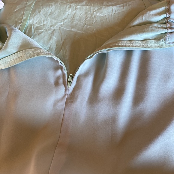 Formal seafoam color skirt set - Picture 7 of 8